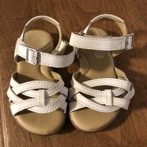 Stride Rite White Sandals size 5
